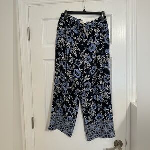 LOFT wide leg crop pants